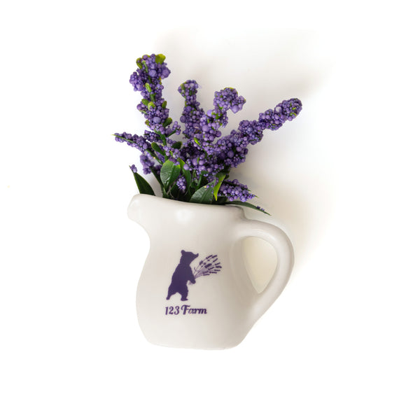 123 Farm Lavender Ceramic Vase Magnet