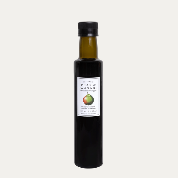 Balsamic Vinegar - Pear & Wasabi – 123 Farm