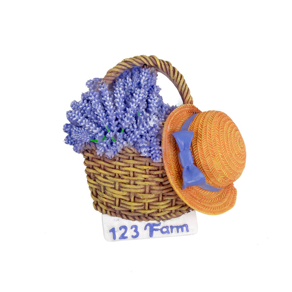 123 Farm Lavender Basket Magnet