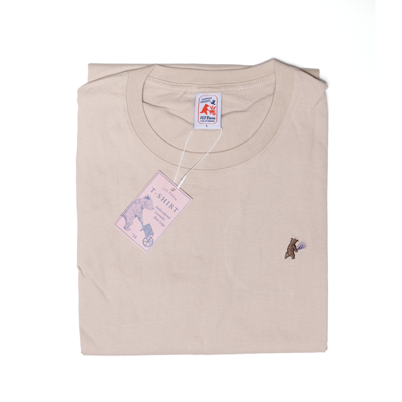 T-shirt with Embroidered Bear