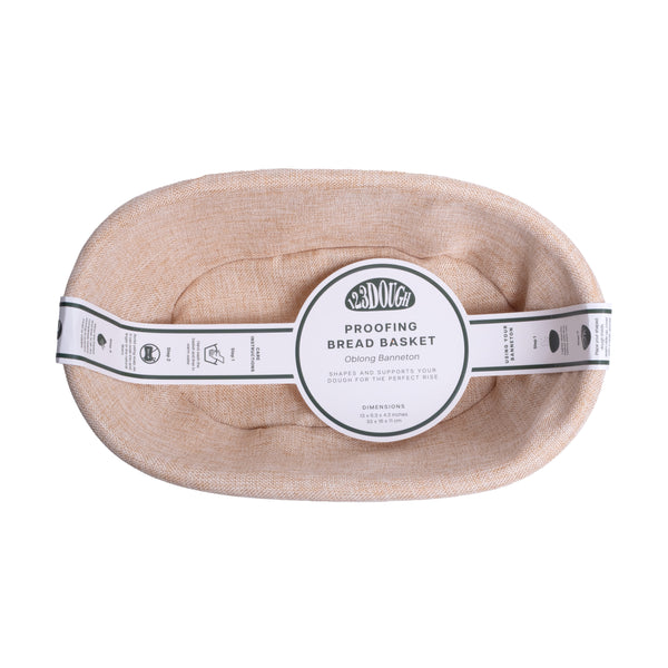 123Dough Oblong Proofing Bread Basket