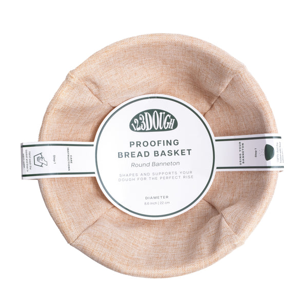 123Dough Round Proofing Bread Basket