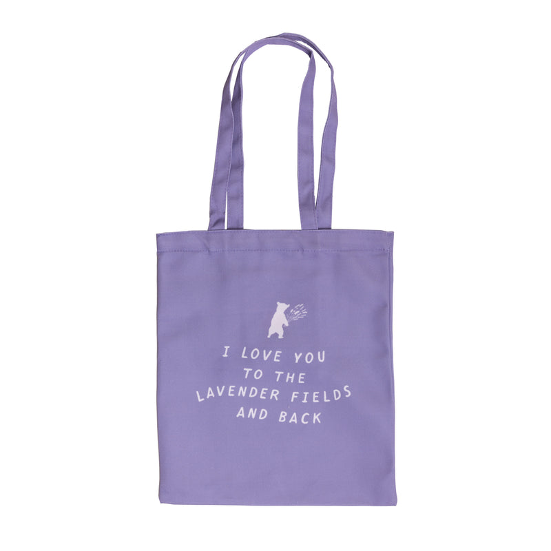 Tote Bag - I Love You to the Lavender Fields