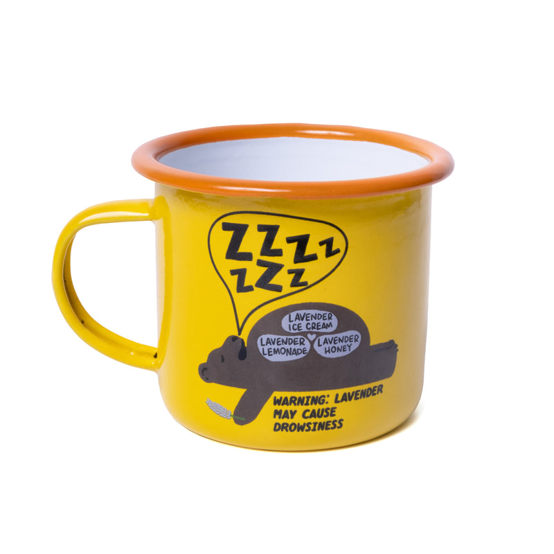 Enamel Mug - Sleeping Bear - 12 oz