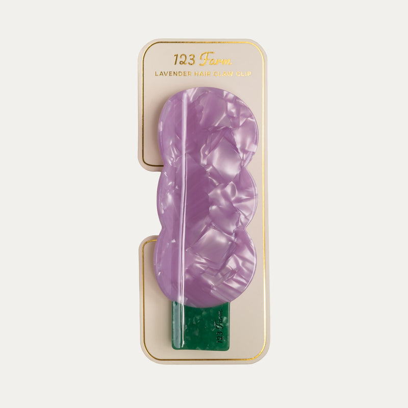 Lavender Hair Claw Clip