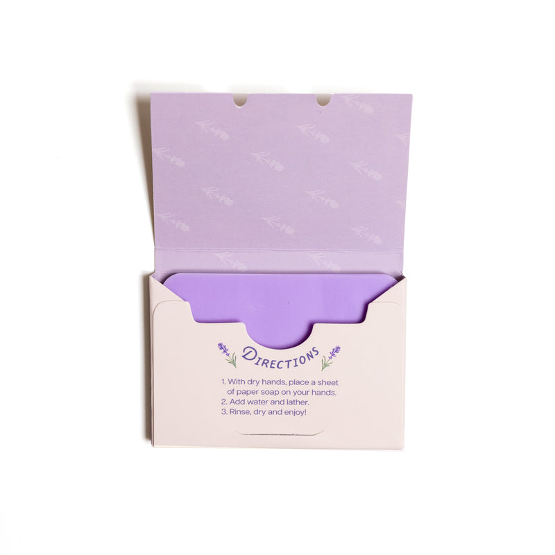 Lavender Paper Soap