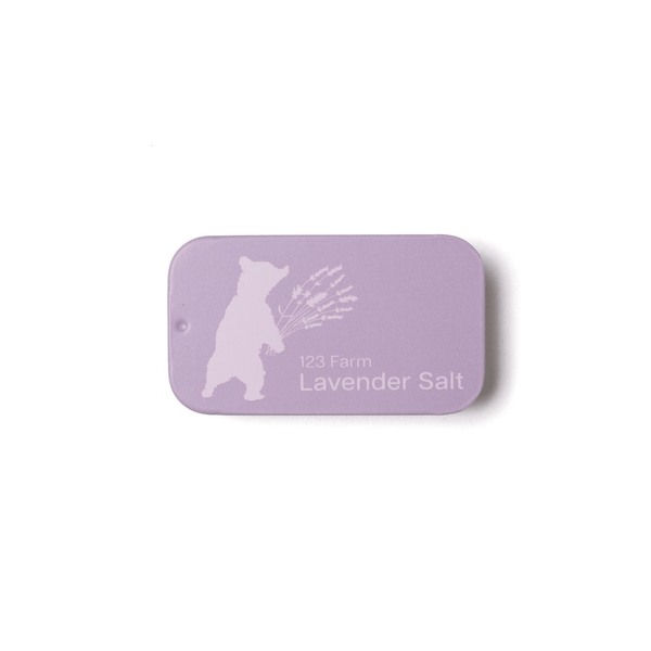 Lavender Salt Tin