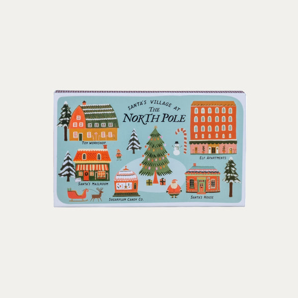 Santa Village Match Box - Long (3.78")