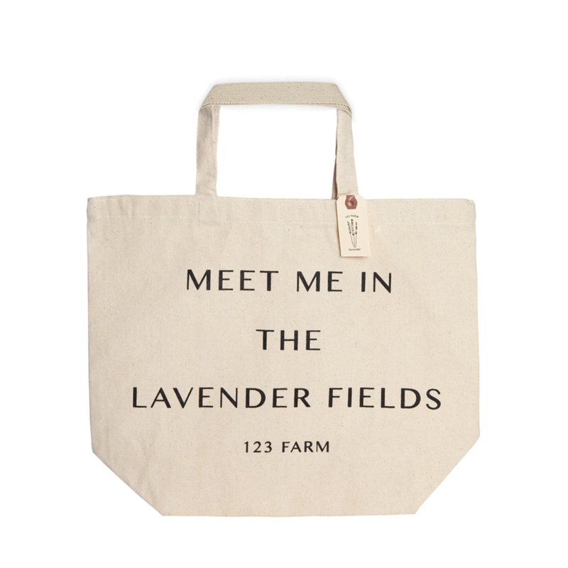 Meet Me in the Lavender Fields Tote Bag